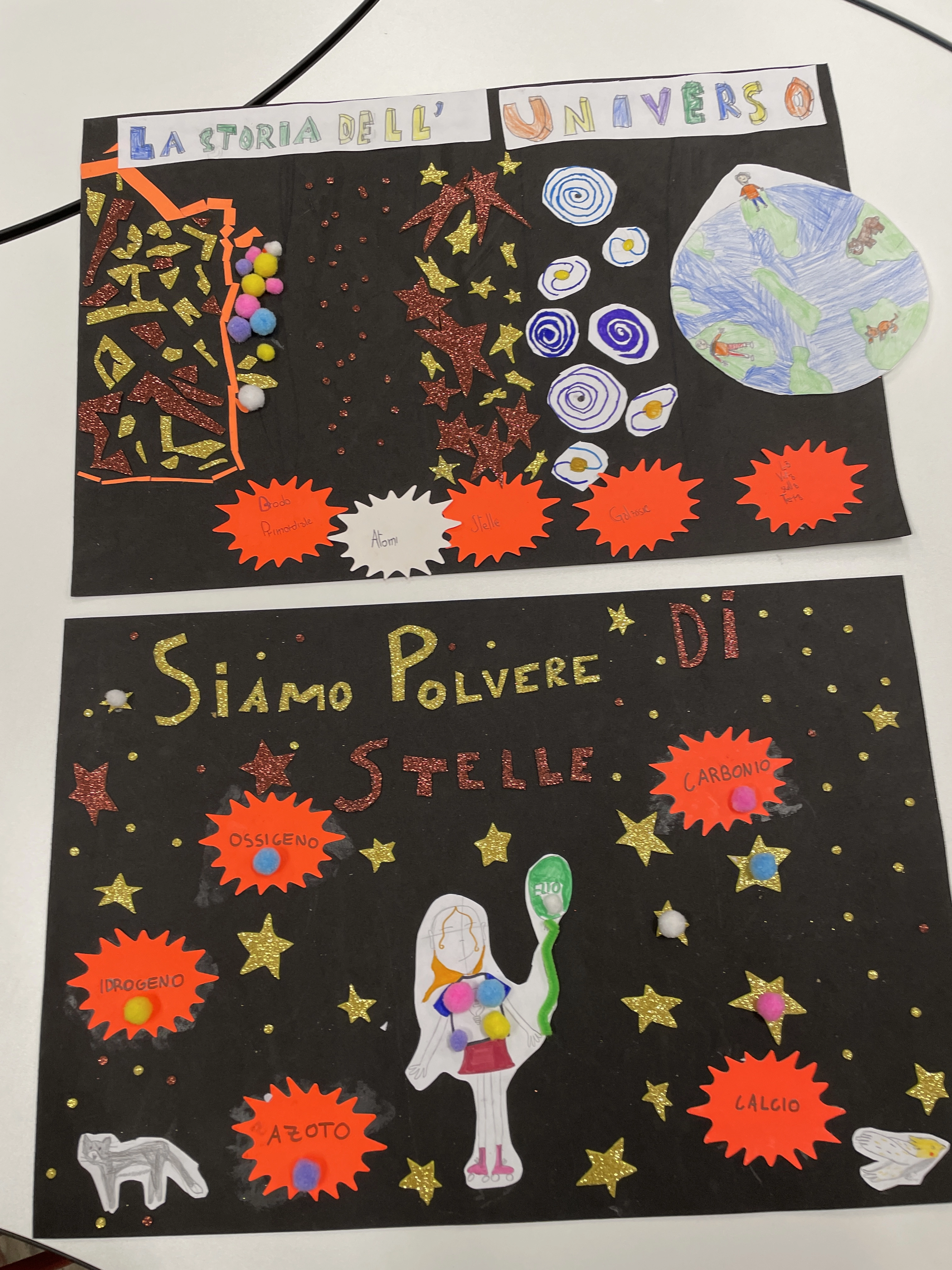 flyer of the science and literature event in Marinelli high school in Udine, Italy